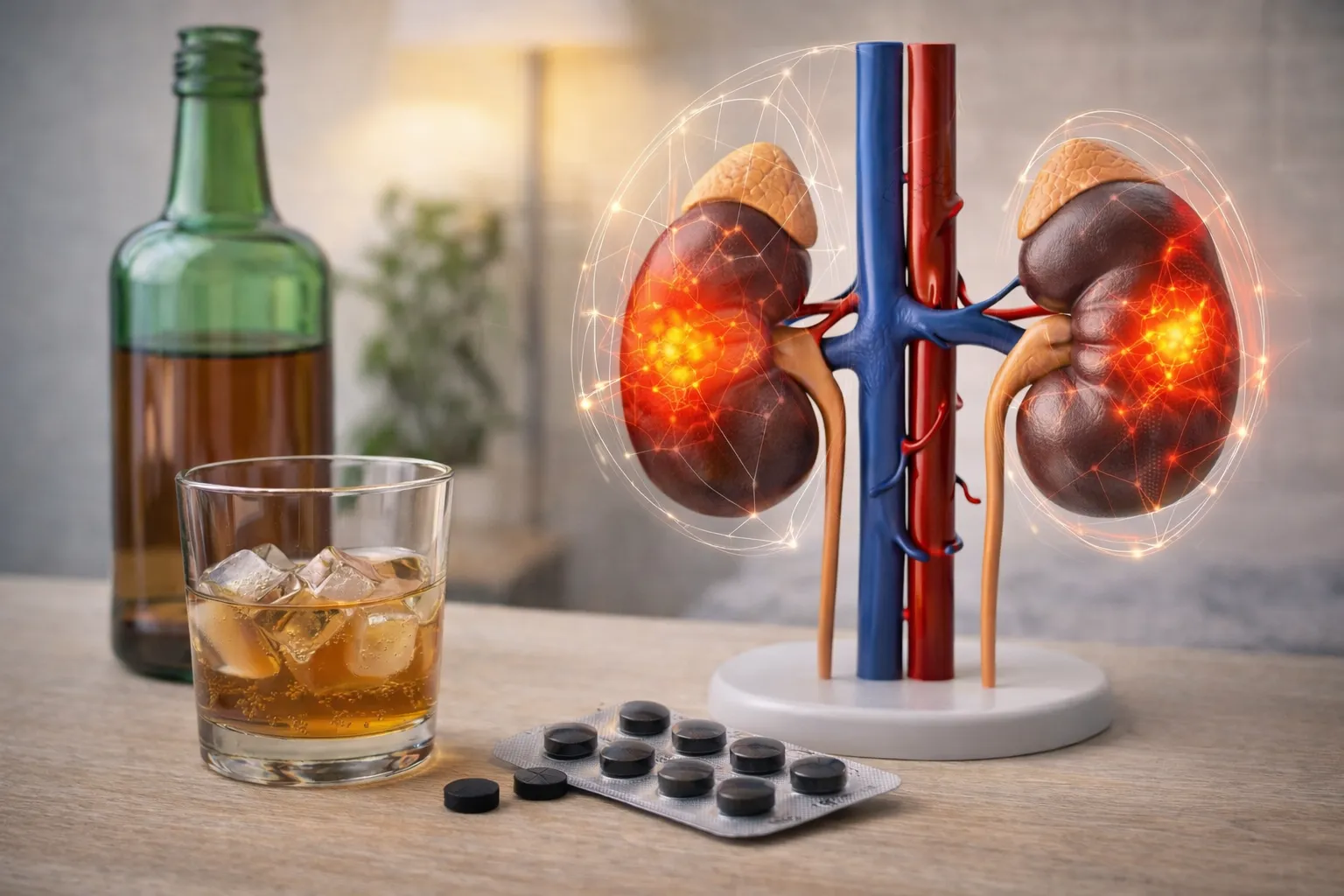 Алкоголь и почки